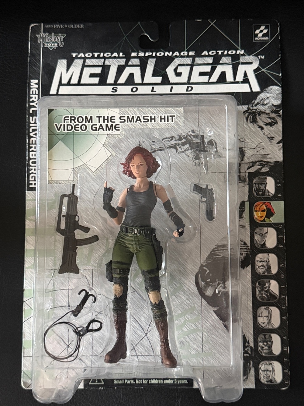 Metal Gear Solid Meryl Silverburgh Action Figure - Green & Brown